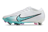 Chuteira Nike Air Zoom Mercurial Vapor 15 Elite SG - Branco/Azul