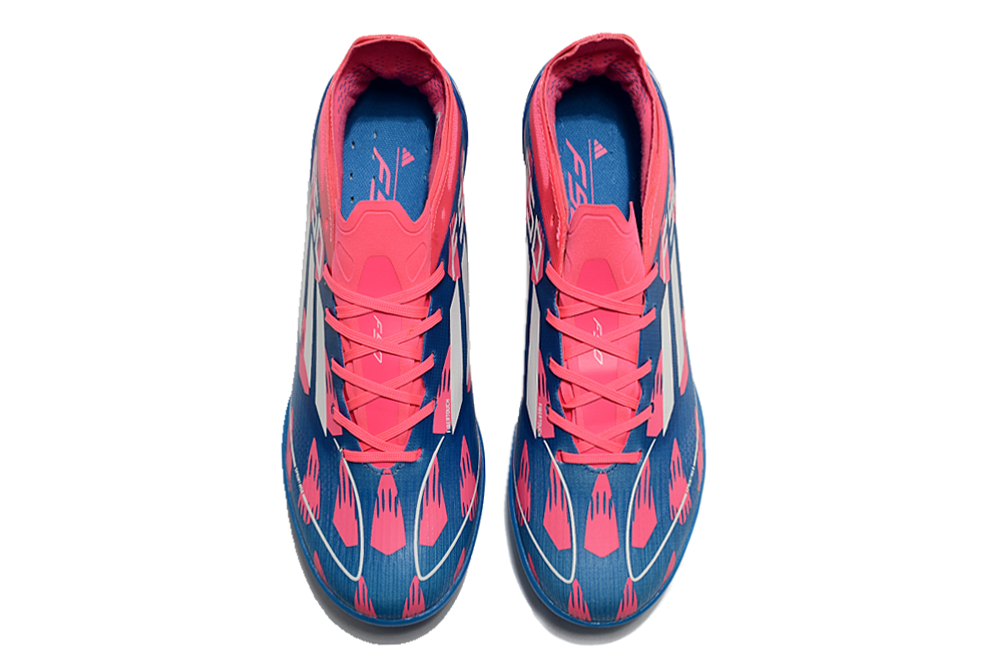 Chuteira Adidas F50 X Society  - Rosa/Azul