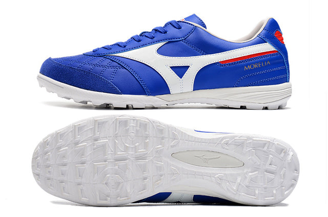 Chuteira Mizuno Morelia Neo Sala Society - Azul/Branco