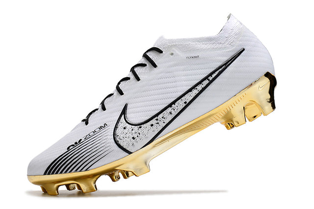 Chuteira Nike Air Zoom Mercurial Vapor 15 Elite FG - Branco/Preto