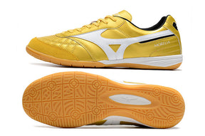 Chuteira Mizuno Morelia Sala Futsal - Dourado/Branco