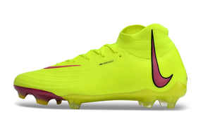 Chuteira Nike Campo Phantom Luna Elite Campo FG - Amarelo/Rosa