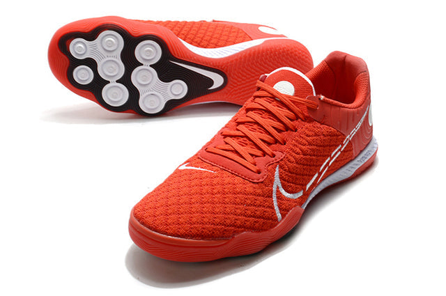 Chuteira Nike React Gato Futsal IC - Vermelho/Branco