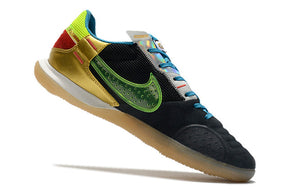Chuteira Nike Street Gato Futsal IC - Preto/Verde