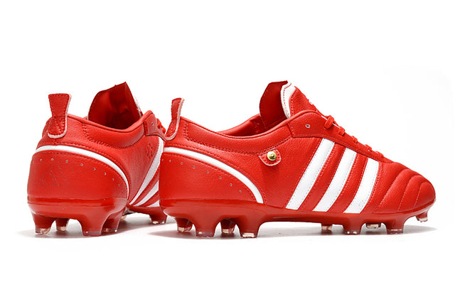 Chuteira Adidas Adipure Campo FG - Vermelho/Branco