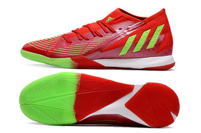 Chuteira Adidas Predator Edge.3 Futsal IC - Vermelho/Verde
