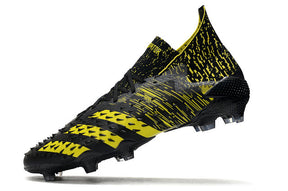 Chuteira Adidas Predator Freak.1 Campo FG - Preto/Amarelo