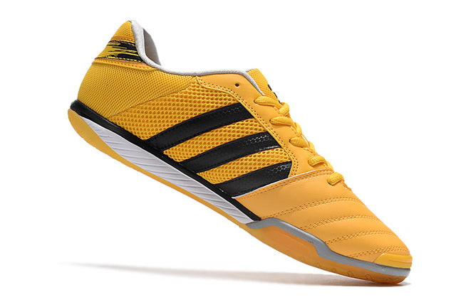 Chuteira Adidas Top Sala Futsal - Amarelo/Preto/Branco
