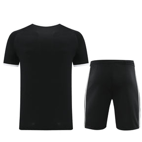 Conjunto Adidas Camisa e Bermuda Classic Preto