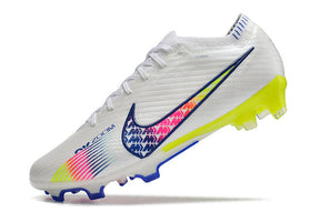 Chuteira Nike Air Zoom Mercurial Vapor 15 Elite FG - Branco/Rosa/Amarelo