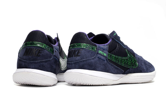 Chuteira Nike Street Gato Futsal IC - Azul/Verde