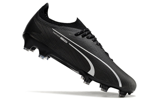 Chuteira Puma Ultra Ultimate Campo FG - Preto/Branco