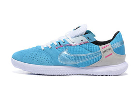 Chuteira Nike Street Gato Futsal IC - Azul/Branco
