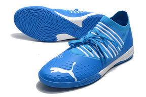 Chuteira Puma Future Z 1.3 Pro Cage - Branco/Azul