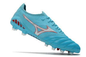 Chuteira Mizuno Morelia Neo 3 Campo FG - Azul/Branco