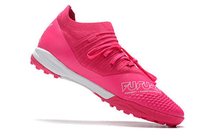 Chuteira Puma Future Z 1.3 Pro Cage Society - Rosa/Branco