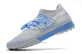 Chuteira Puma Future Z 1.3 Pro Cage Society - Azul/Cinza