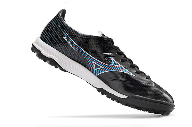 Chuteira Mizuno Alpha Made in Japan Society - Preto/Azul