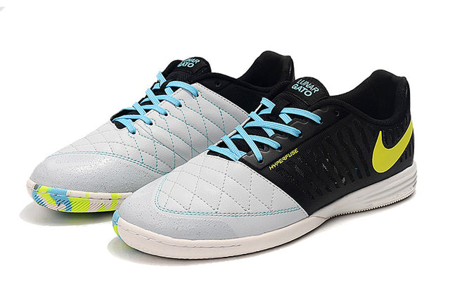 Chuteira Nike Lunar Gato Futsal - Azul/Preto/Amarelo
