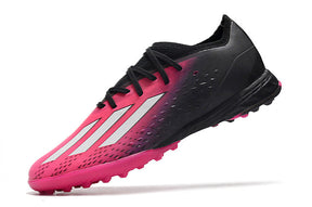 Chuteira Adidas X Speedportal.1 Society TF - Rosa/Preto