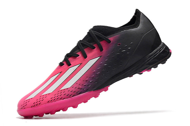 Chuteira Adidas X Speedportal.1 Society TF - Rosa/Preto