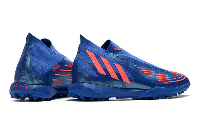 Chuteira Adidas Predator Edge+ Society TF "Sapphire Edge"