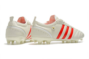 Chuteira Adidas Adipure Campo FG - Branco/Vermelho