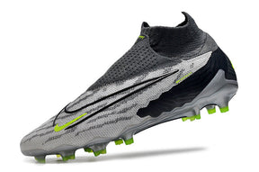 Chuteira Nike Campo Phantom GX Elite FG - Cinza/Verde