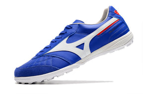 Chuteira Miuzno Morelia Neo Sala Society - Azul/Branco