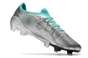 Chuteira Puma Ultra 1.3 Campo FG - Prata/Preto /Azul