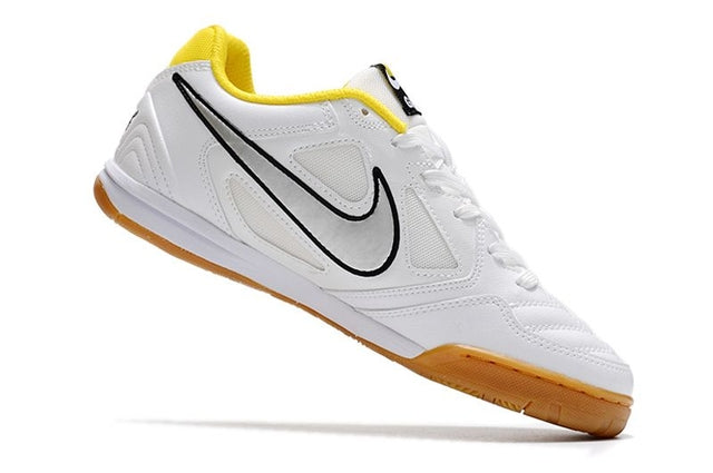 Chuteira Nike SB Gato Futsal - Branco/Amarelo