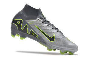 Chuteira Nike Air Zoom Mercurial Superfly 9 Elite - Cinza/Verde