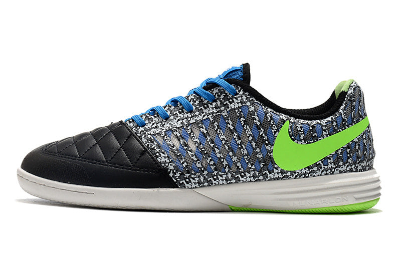 Chuteira Nike Lunar Gato Futsal - Preto/Azul