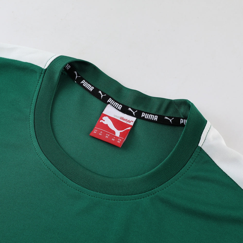 Conjunto Puma Camisa e Bermuda Verde Escuro