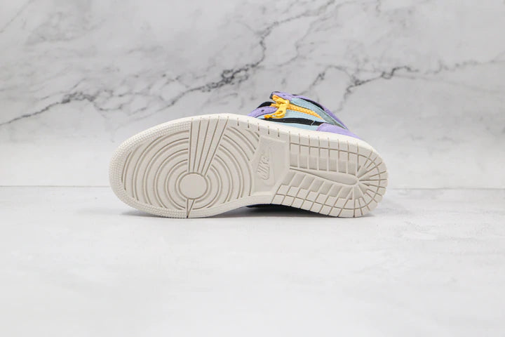 Tênis Nike Air Jordan 1 High Switch Purple Pulse