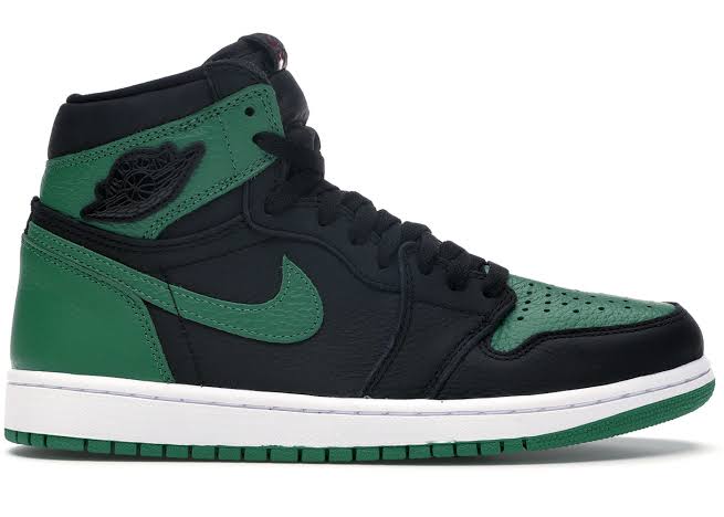 Tênis Nike Air Jordan 1 Retro High Pine Green Black