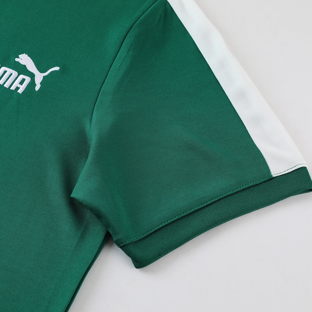 Conjunto Puma Camisa e Bermuda Verde Escuro