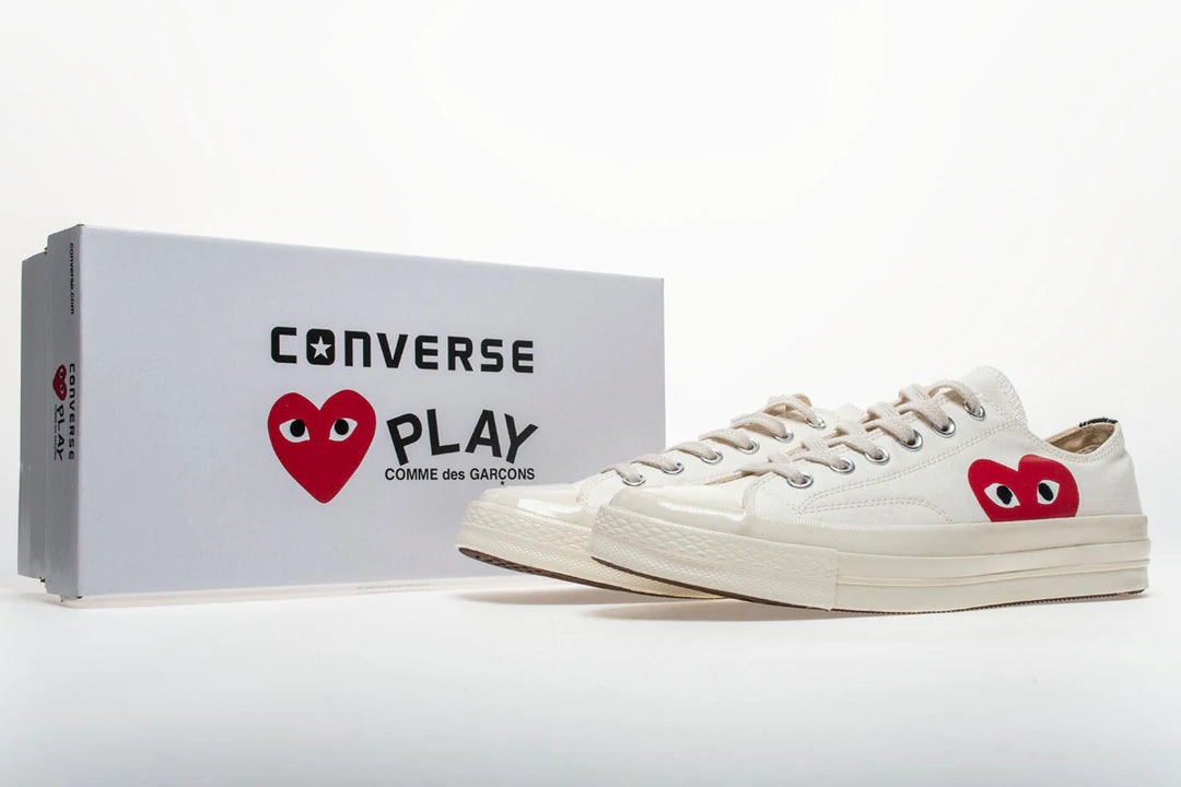 Tênis Converse Chuck Taylor All Star 70s Ox Comme Des Garçons Play White