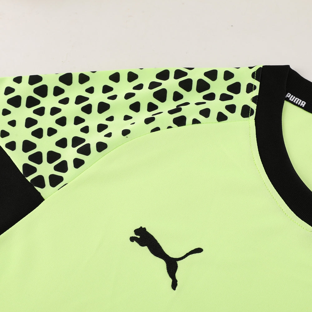 Conjunto Puma Camisa e Calça Verde Limão