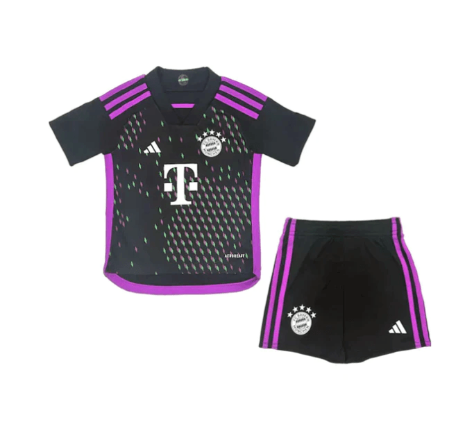 Kit Infantil Bayern de Munique Away 23/24 - Preto