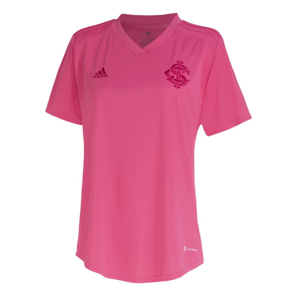 Camisa Feminina Internacional Adidas Outubro  Rosa 2023 Feminina