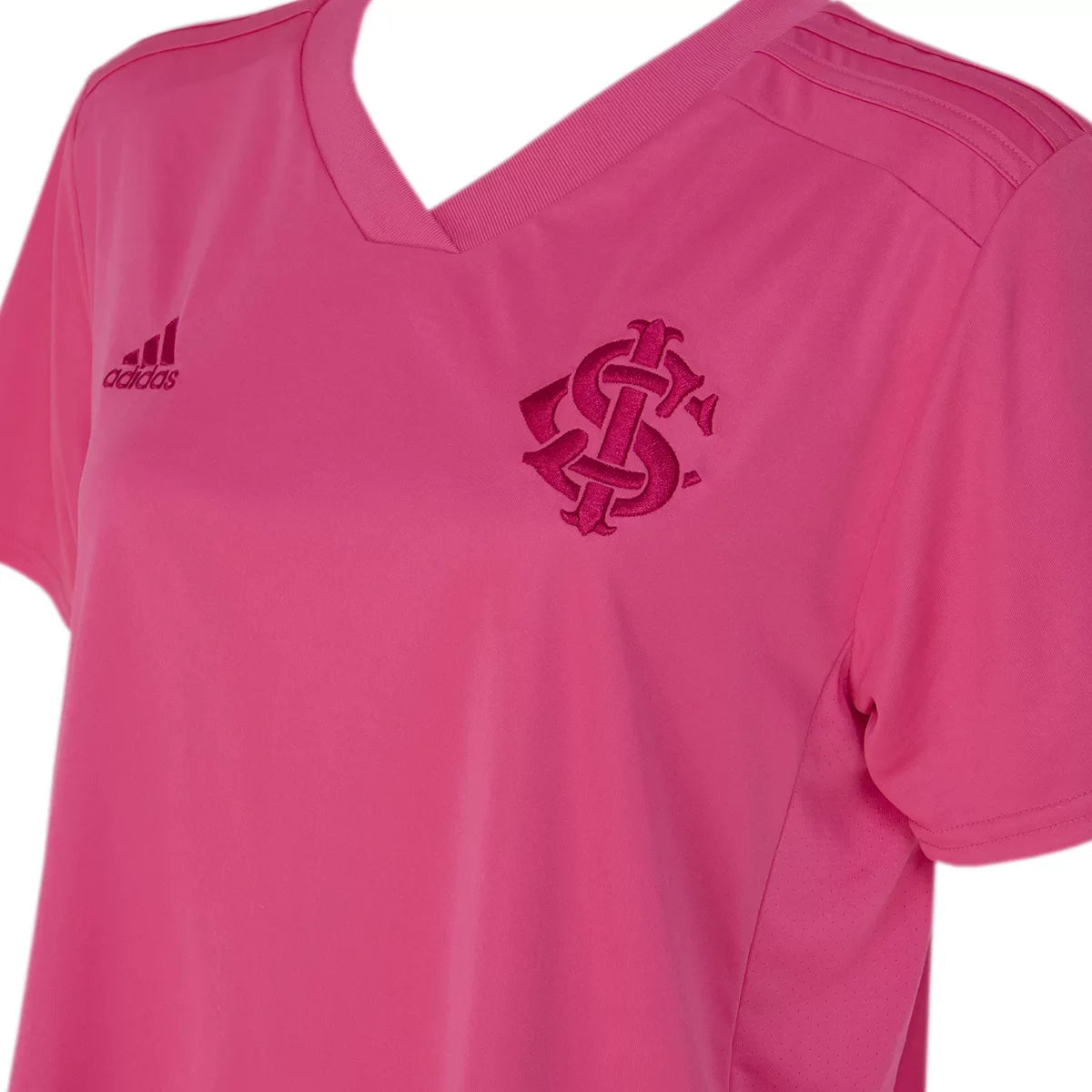 Camisa Feminina Internacional Adidas Outubro  Rosa 2023 Feminina