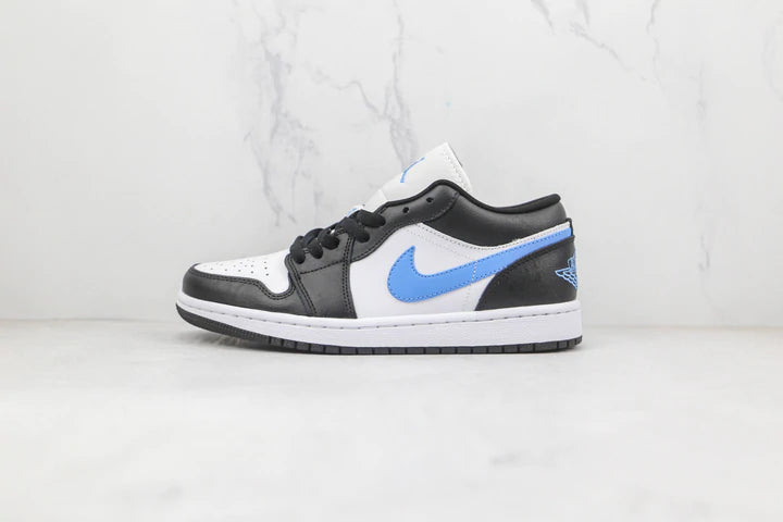 Tênis Nike Air Jordan 1 Low Black University Blue White