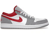 Tênis Nike Air Jordan 1 Low Se Light Smoke Grey Gym Red
