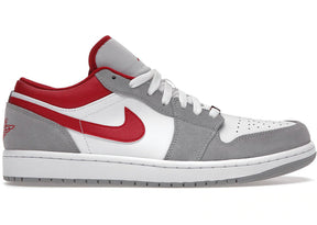 Tênis Nike Air Jordan 1 Low Se Light Smoke Grey Gym Red