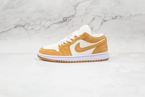 Tênis Nike Air Jordan 1 Low Se Twine Orange Quartz Corduroy