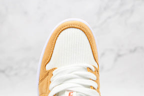 Tênis Nike Air Jordan 1 Low Se Twine Orange Quartz Corduroy