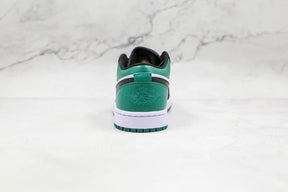 Tênis Nike Air Jordan 1 Low White Black Mystic Green