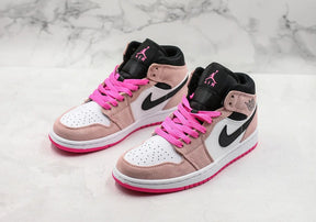 Tênis Nike Air Jordan 1 Mid Crimson Tint