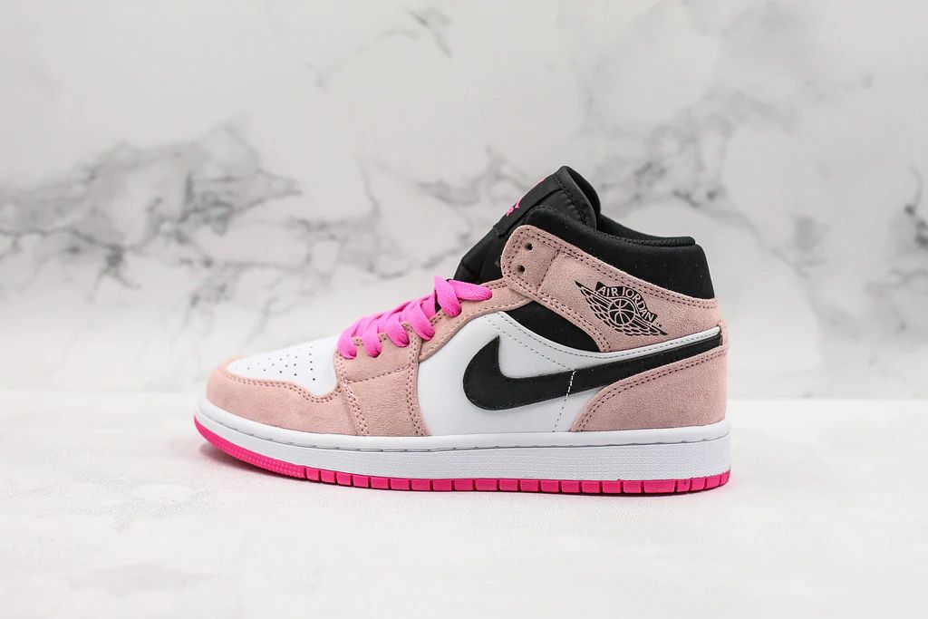 Tênis Nike Air Jordan 1 Mid Crimson Tint